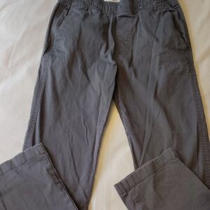 Hollister Men's Charcoal Chinos Joggers Pants Straight Leg EUC Medium